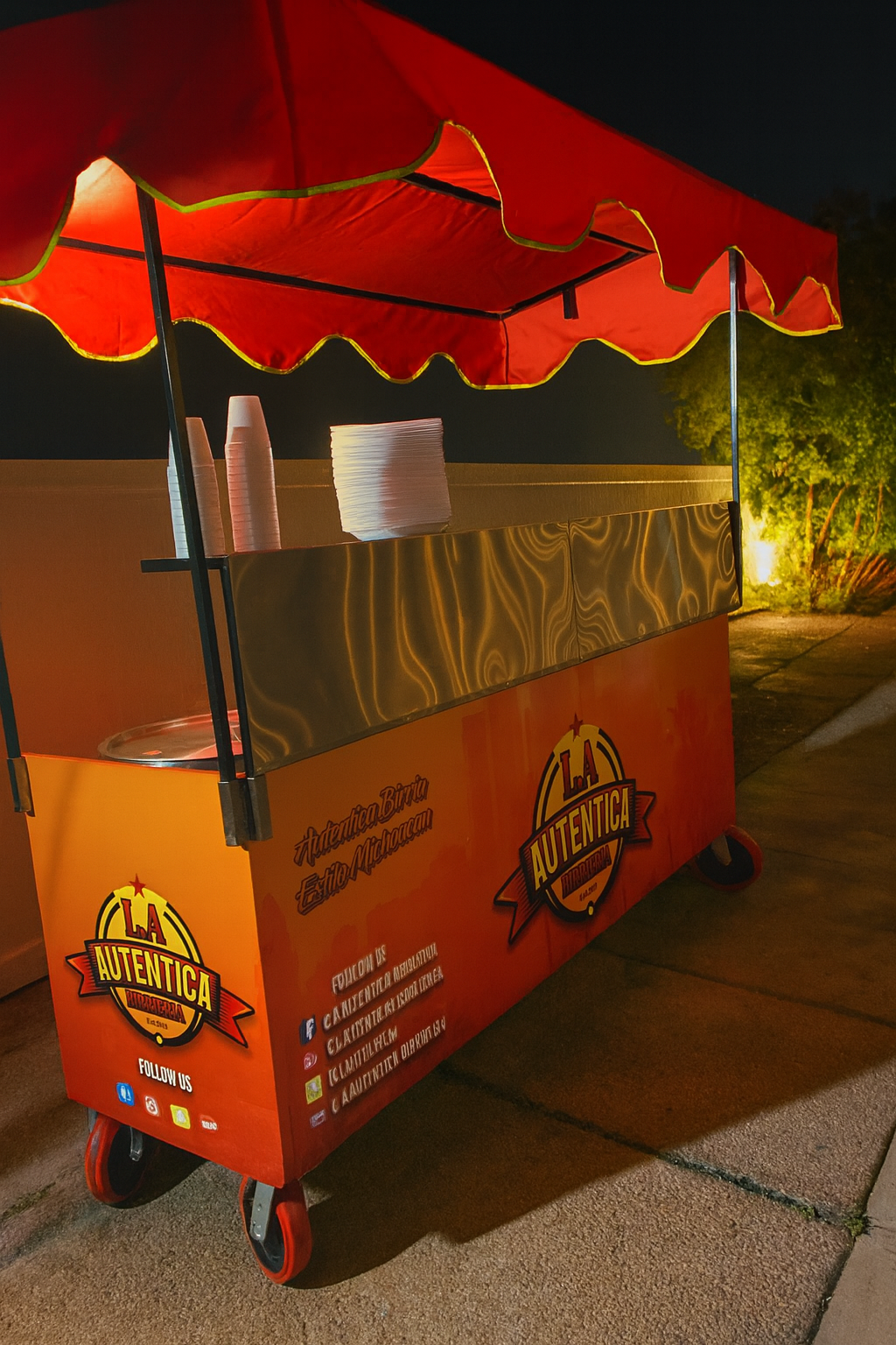 LA Autentica Catering Cart